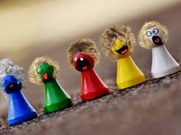 Spielsteine Bunt Smilies Lustig Gesichter Figuren