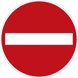 Verbot der Einfahrt Diese Straße darf nur in der Gegenfahrtrichtung befahren werden. Viele Kommunen geben allerdings mittlerweile Einbahnstraßen für Radler frei. Unter dem roten Verbotsschild für Autos hängt dann das Symbol „Radfahrer frei“.