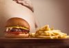 Macht Abendessen dick? Hamburger P Pommes Frites Bauch Abdominal-Fett