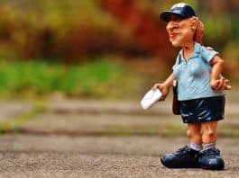 Postbotin Beamtin Brief Zustellen Zustellung