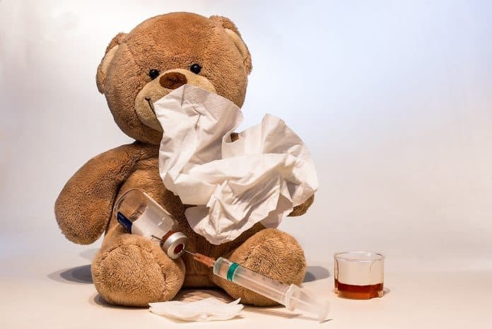 Erkältung Grippe Krank Spritze Grippeimpfung