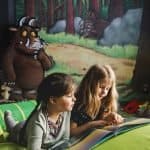 Im Raum, der sich dem Grüffelo widmet, können die Kinder in einer Leseecke zur Ruhe kommen Bildnachweis: Historisches Museum der Pfalz/Carolin Breckle