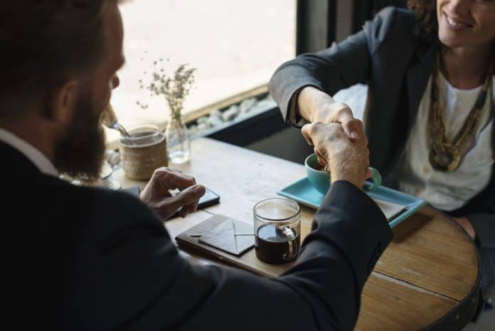 Vereinbarung Getränke Brainstorming Pause Geschäft