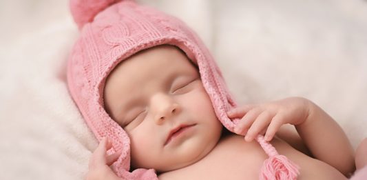 Neugeborene Baby Mädchen Rosa Hut Niedlich Decke