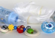 Enten Spielzeug Babyflasche Windeln Schnuller