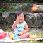 Picknick Baby Essen Niedlich Kinder Lebensmittel