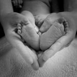 Baby Füße Herz Liebe Mutter Mutterschaft Zehen
