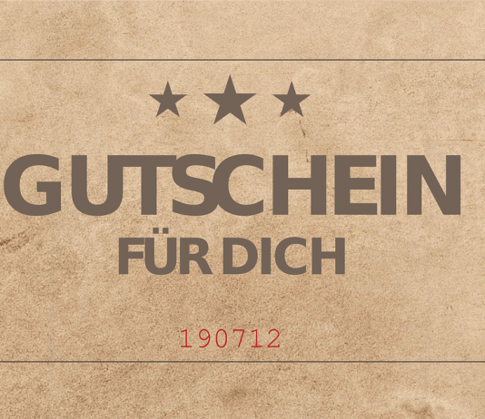 Gutschein Geschenk Freier Eintritt Geschenkgutschein