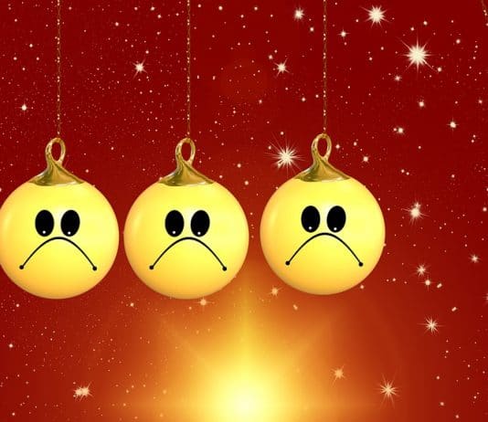 Weihnachten Glücklich Positiv Emotionen Kugel Ball