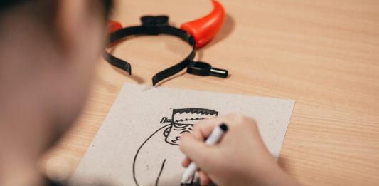 menschen kunst schwarz cartoon kinder schreibtisch