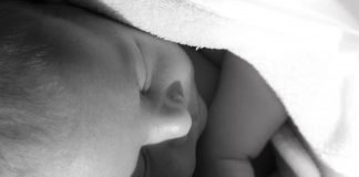 Behütet Süß Baby Schlafend Kleinkind Säugling