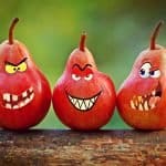 Homocystein – Gefahr für die Gefäße Birnen Gesichter Grimassen Humor Zähne Augen