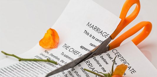 Scheidung Trennung Ehe Trennung Split Argument