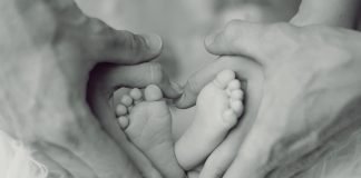 Baby Füße Vater Mutter Kleinkind Zehen Babyfüße