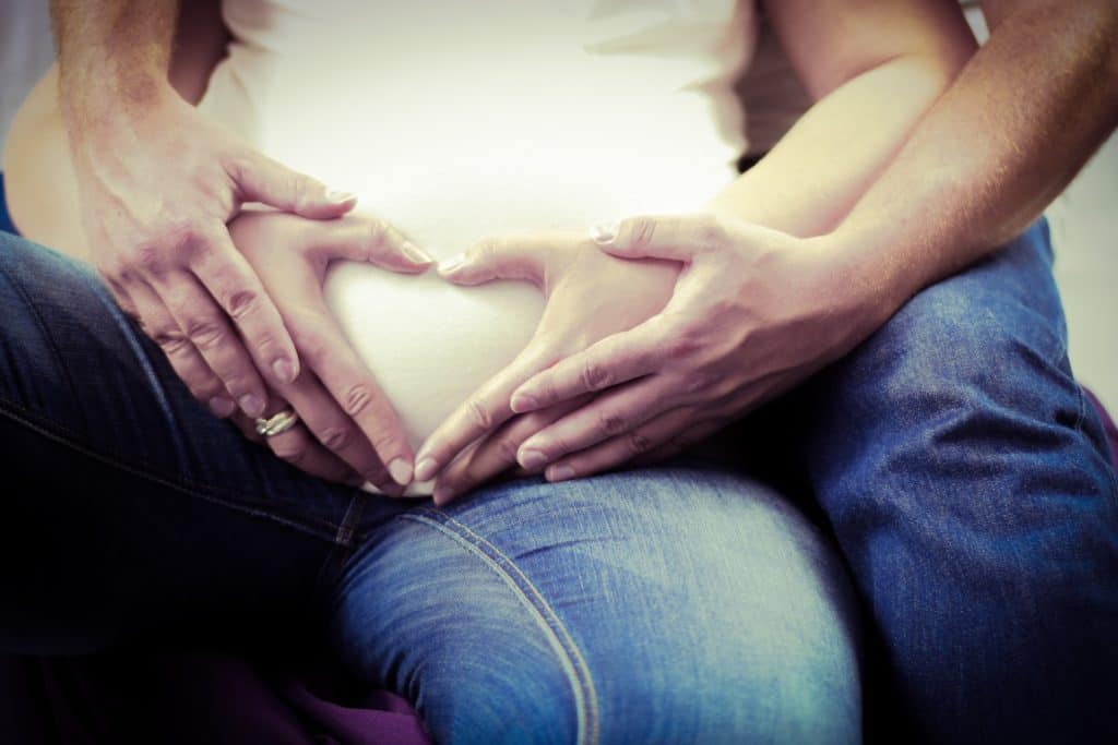 Babybauch Schwanger Geburt Mensch Bauch