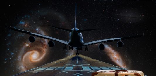 Chaos am Flughafen un der Reise im Urlaub