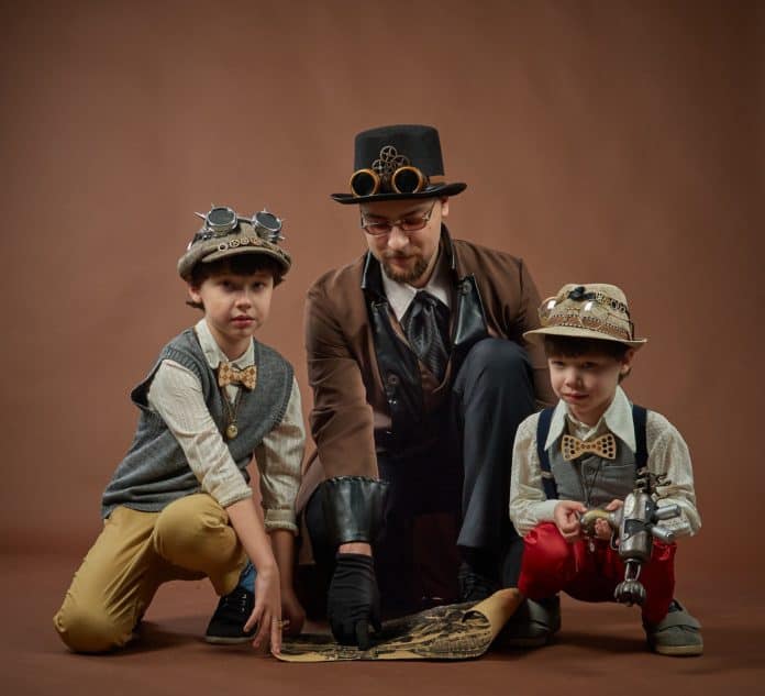 Steampunk Kinder Mann Herren Die Räuber Jahrgang