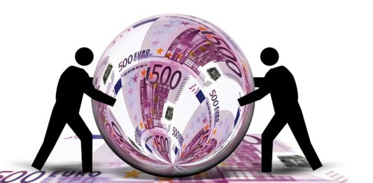 Euro Schein Währung Ball Kugel Rund Schiebe