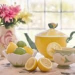 Tee Zitrone Getränke Limonade Stillleben Teekanne