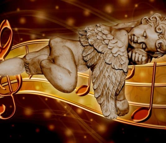 engel traum noten musik schlaf figur stimmung