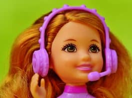 kind musik barbie singen kopfhörer mikrofon
