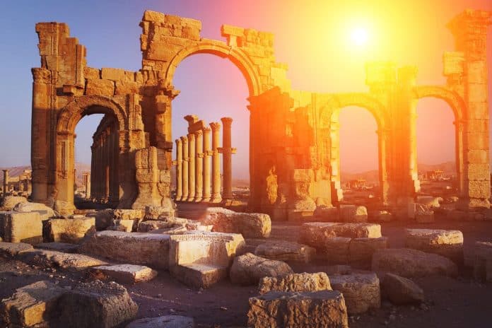 Historische Beiträge: , antike, säulen, ruinen