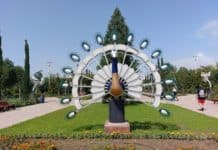 Dushanbe ist eine grüne Stadt mit vielen Parks und Springbrunnen. Foto: Dr. Ronald Keusch
