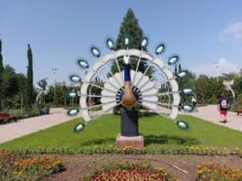 Dushanbe ist eine grüne Stadt mit vielen Parks und Springbrunnen. Foto: Dr. Ronald Keusch
