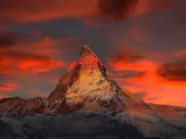 6 Dinge, die Sie über Gesundheitstourismus in der Schweiz wissen müssen Schweizer Gesundheitstourismus, berge, schnee, sonnenuntergang