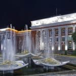 tadschikistan, duschanbe, parlamentsgebäude