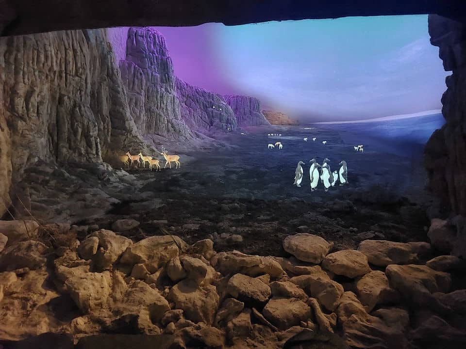 Ein Blick aus der Höhle vor 20.000 Jahren