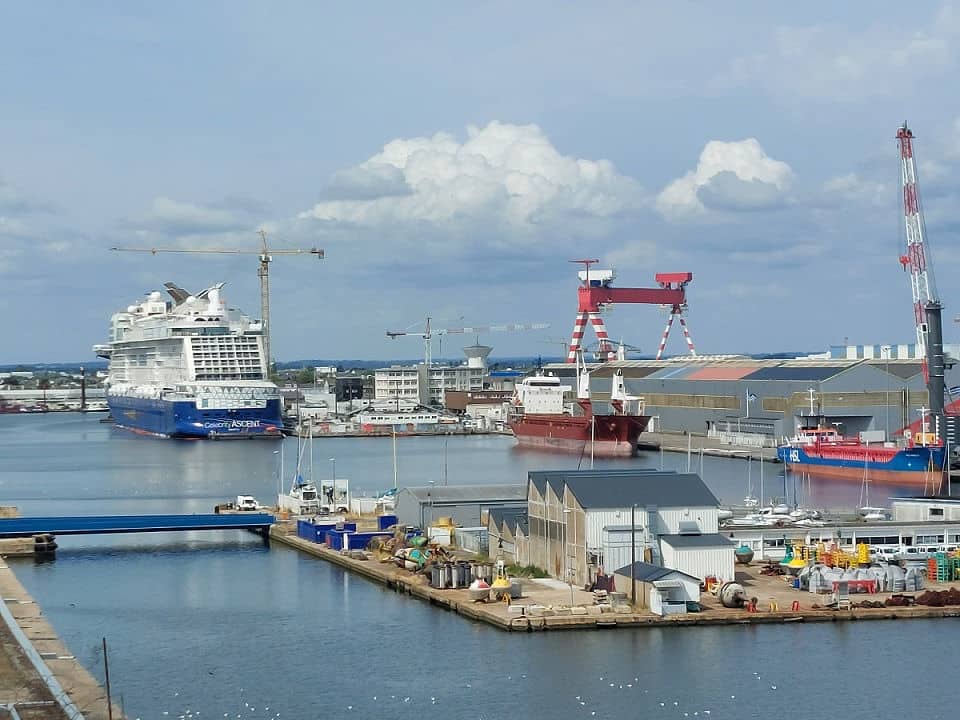 Die Hafen- und Werftstadt Saint-Nazaire