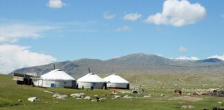 Photo Mongolian yurt