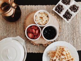 Photo Belgian waffles