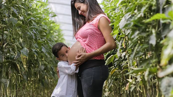 Photo pregnant woman