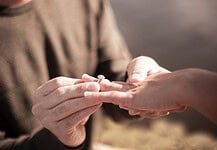 Photo Engagement ring