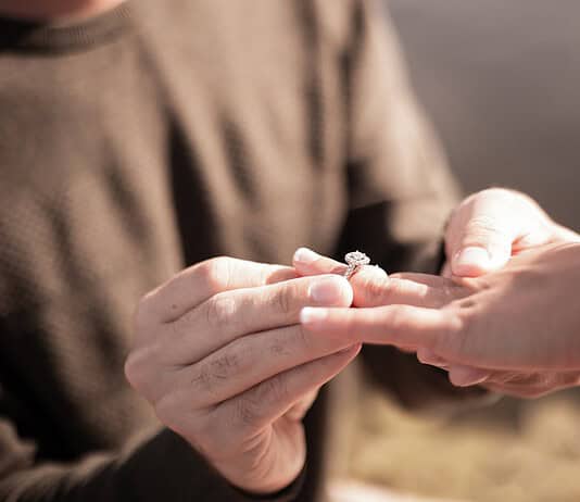 Photo Engagement ring