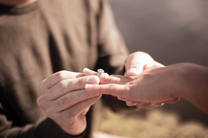Photo Engagement ring