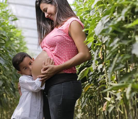 Photo pregnant woman