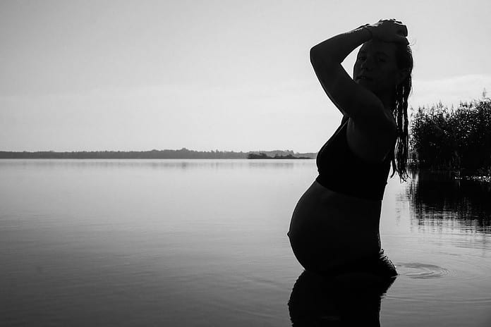 Photo pregnant woman