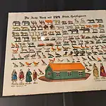 Bilderbogen mit der Arche Noah